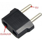 HS1187A US to EU Portable Black Plug transform Socket